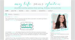 Desktop Screenshot of mylifesansgluten.com