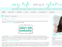 Tablet Screenshot of mylifesansgluten.com